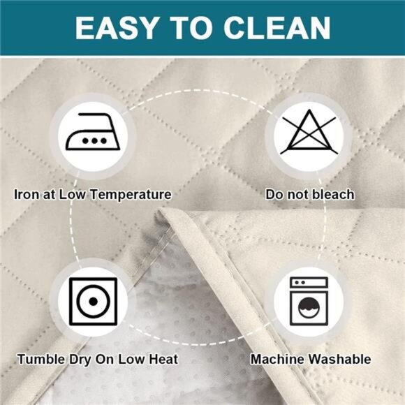 Turquoize 100% Waterproof Sofa Covers Couch Cover Sofa Cover for Dogs Couch - Picture 6 of 7